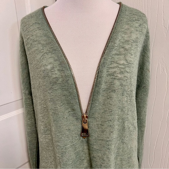 Soft Surroundings Valentina Zip Sweater A5 - Picture 3 of 6